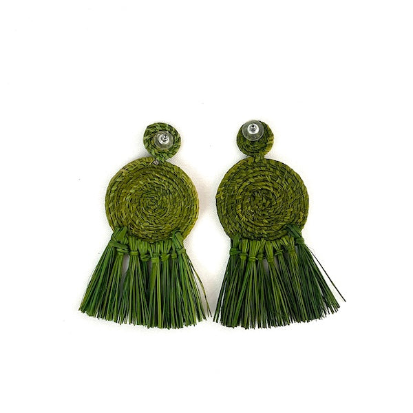 Aretes palma iraca comprar