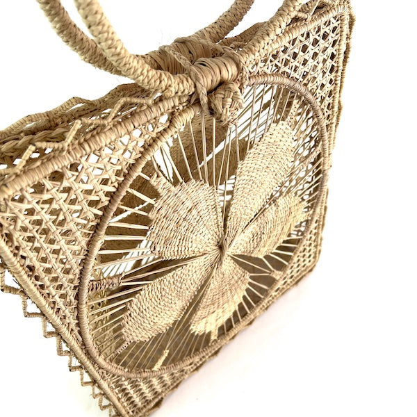 Bolso iraca natural artesanal