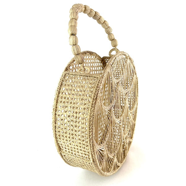Bolso palma de iraca natural