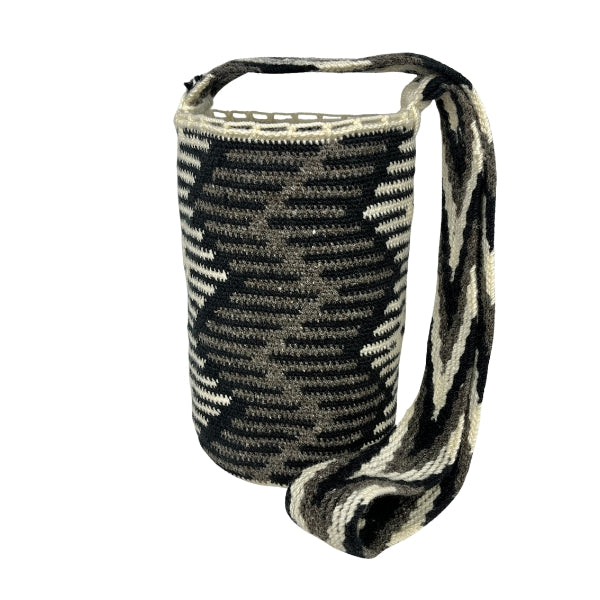 Mochila Kankuama Grande Blanco Gris Negro
