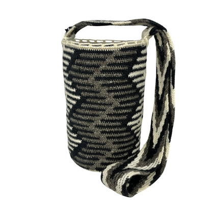 Mochila Kankuama Grande Blanco Gris Negro